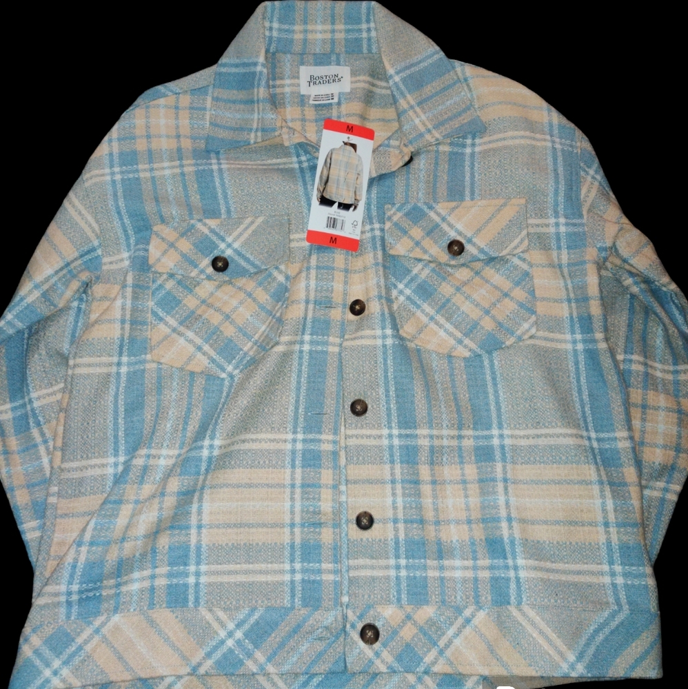 Boston Traders Women's Oversized Shirt Jacket